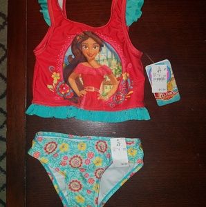 NWT elena of avalor bikini,  size 4T